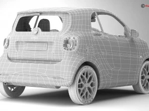 inteligente fortwo 2015 Modelo 3D