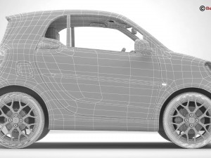 smart fortwo 2015 3D Model