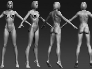 ashley 3D 모델