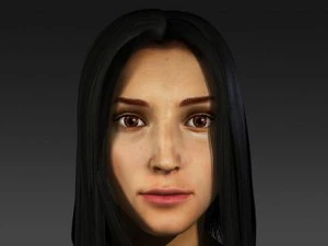 ashley 3D Model