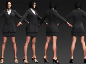 ashley 3D 모델