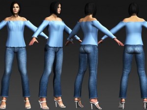 ashley 3D 모델