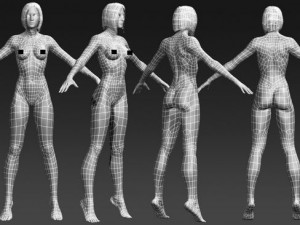 ashley 3D 모델
