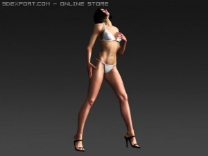 ashley 3D 모델