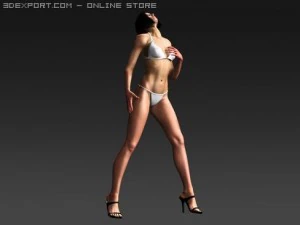 ashley 3D Model