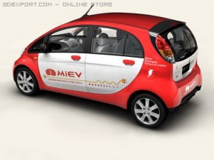 mitsubishi i i miev Modèle 3D