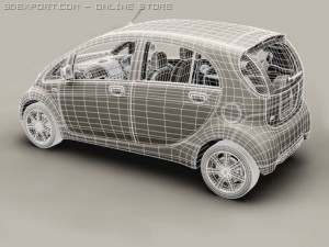 mitsubishi i i miev Modèle 3D