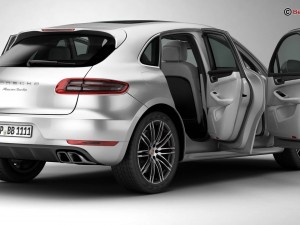 porsche macan turbo 2015 Modelo 3D