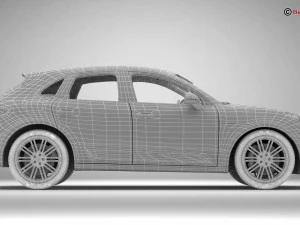 porsche macan turbo 2015 3D Model