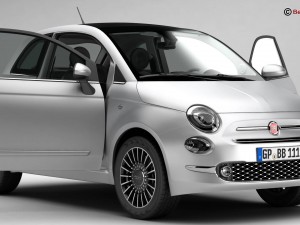 fiat 500 2016 3D Модель