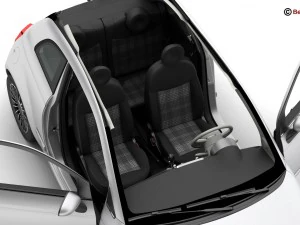 fiat 500 2016 3D Model