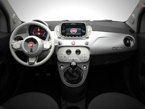fiat 500 2016 3D Модель