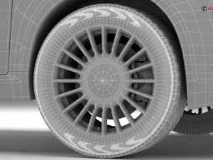 fiat 500 2016 3D Модель