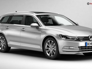 volkswagen passat variant 2015 3Dモデル