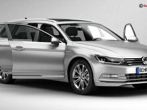 volkswagen passat variant 2015 3Dモデル