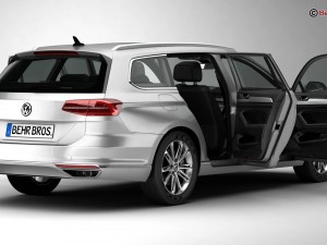 volkswagen passat variant 2015 3Dモデル
