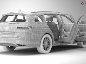 volkswagen passat variant 2015 3Dモデル
