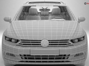 volkswagen passat variant 2015 3Dモデル