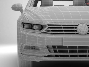 volkswagen passat variant 2015 3Dモデル