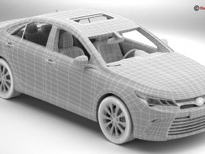 toyota camry 2015 3D Model