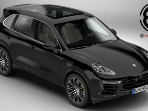 porsche cayenne turbo s 2016 3D Model