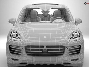 porsche cayenne turbo s 2016 3D Model