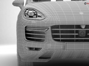 porsche cayenne turbo s 2016 3D Model