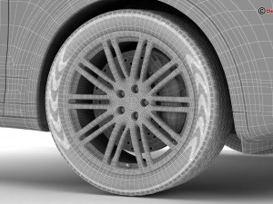 porsche cayenne turbo s 2016 3D Model