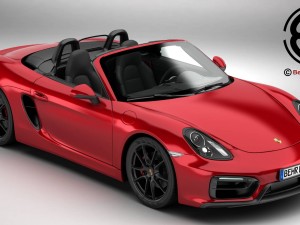 porsche boxster gts 2015 3D Model