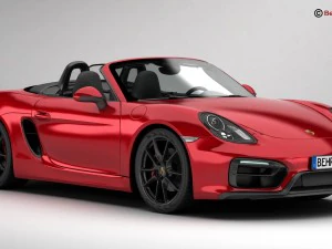 porsche boxster gts 2015 3D Model