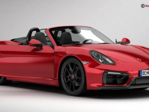 porsche boxster gts 2015 3D Model
