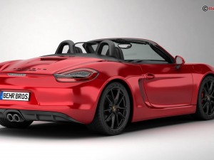 porsche boxster gts 2015 Modèle 3D