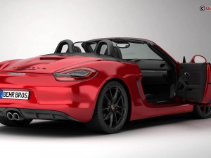 porsche boxster gts 2015 Modèle 3D