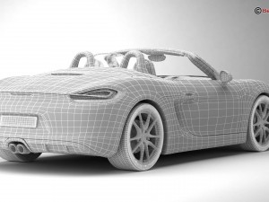 porsche boxster gts 2015 Modèle 3D