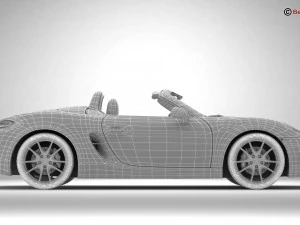 porsche boxster gts 2015 3D Model