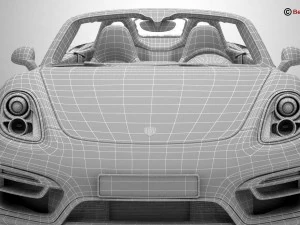 porsche boxster gts 2015 3D Model