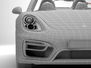 porsche boxster gts 2015 3D Model