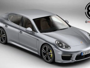 porsche panamera turbo s 2014 Model 3D