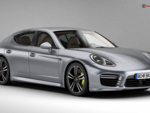 porsche panamera turbo s 2014 Modelo 3D