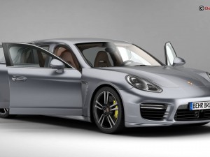 porsche panamera turbo s 2014 Modelo 3D