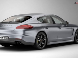 porsche panamera turbo s 2014 Modelo 3D