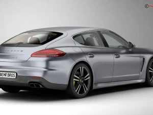 porsche panamera turbo s 2014 3D Model