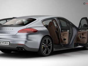 porsche panamera turbo s 2014 Modelo 3D