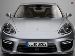 porsche panamera turbo s 2014 3D Model