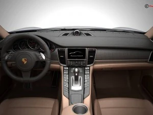 porsche panamera turbo s 2014 3D Model