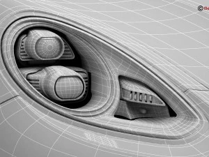 porsche panamera turbo s 2014 3D Model