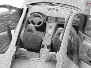 porsche panamera turbo s 2014 Modelo 3D