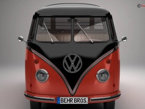 volkswagen type 2 samba 1959 Modelo 3D