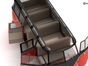 volkswagen type 2 samba 1959 Modelo 3D