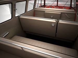 volkswagen type 2 samba 1959 Modelo 3D